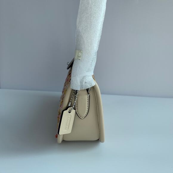 Coach Swinger 20 In Tweed LH/NEUTRAL NWOT - Picture 2 of 8